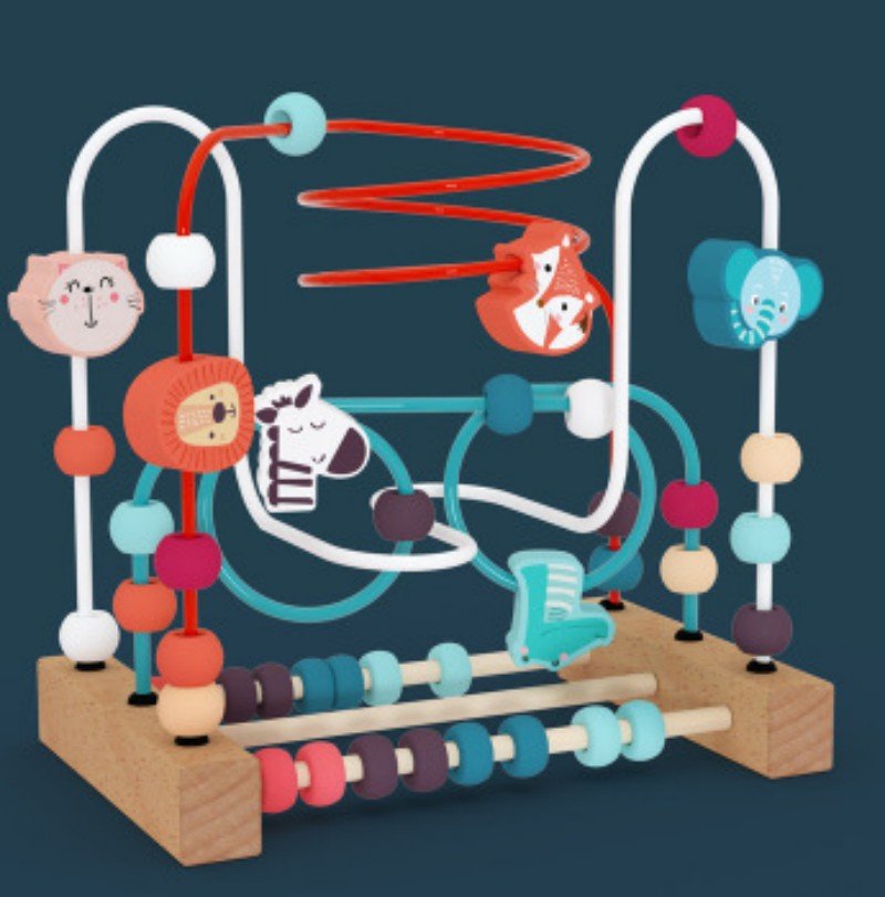 Jouet en bois - labyrinthe en bois Montessori - Les Mini Apprentis