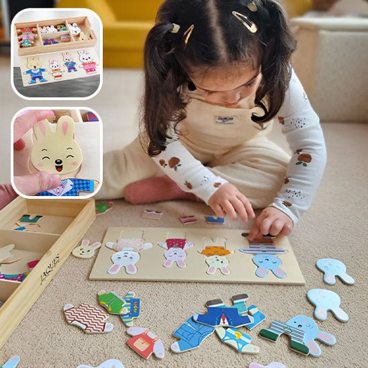 Puzzle en bois - Les Mini Apprentis