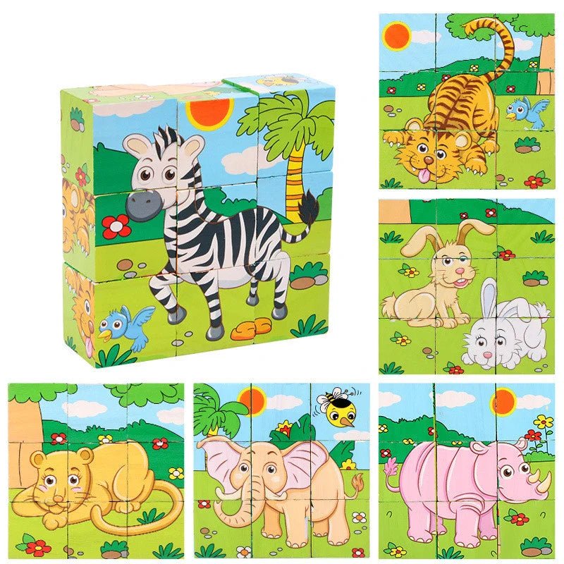 Puzzle en bois - WoodenBlocksToys™ - Tigre - Les Mini Apprentis