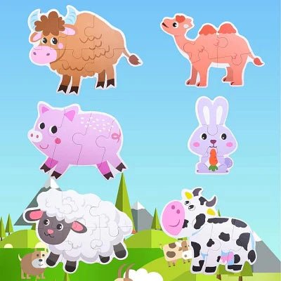 Puzzle Montessori - BabyPuzzle™ - Bétail - Les Mini Apprentis