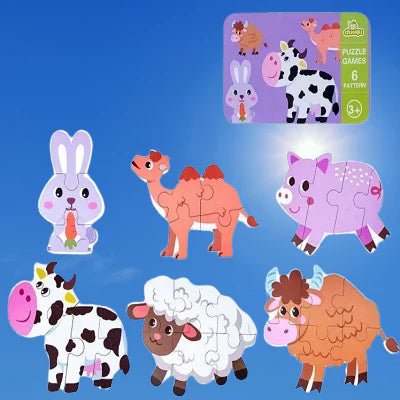 Puzzle Montessori - BabyPuzzle™ - Bétail - Les Mini Apprentis