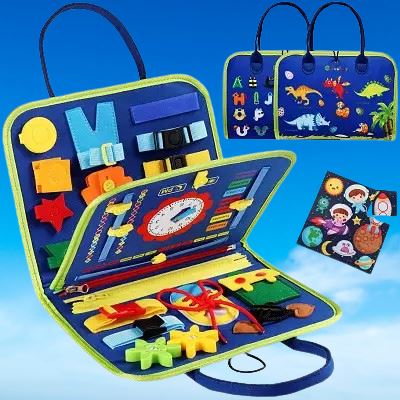 Tableau d'Activité Montessori - MontessoriBoard™ - Dinosaure - Les Mini Apprentis