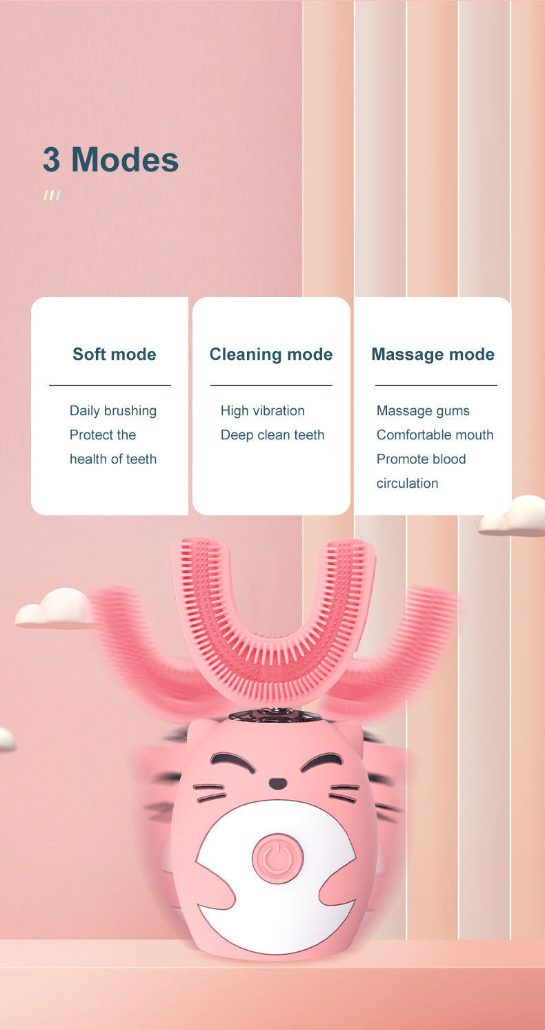 Brosse à dents en U électrique