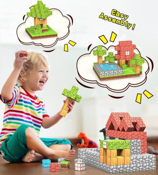 Bloc de construction magnétique - Les Mini Apprentis