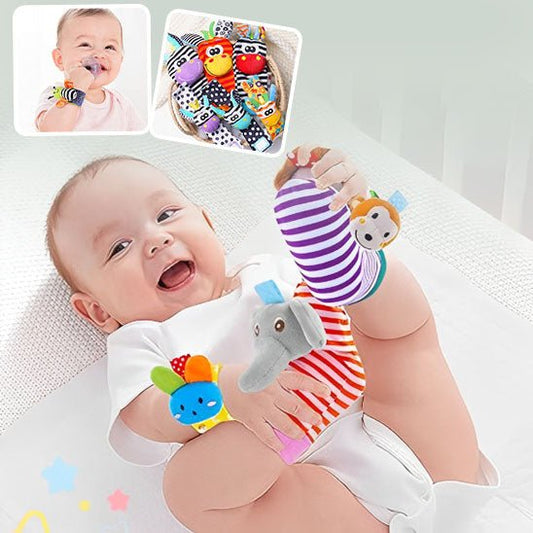 Chaussette hochet bebe - Les Mini Apprentis
