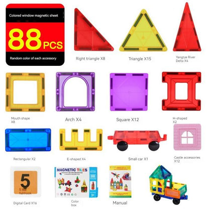 Jeu de construction magnétique - Les Mini Apprentis