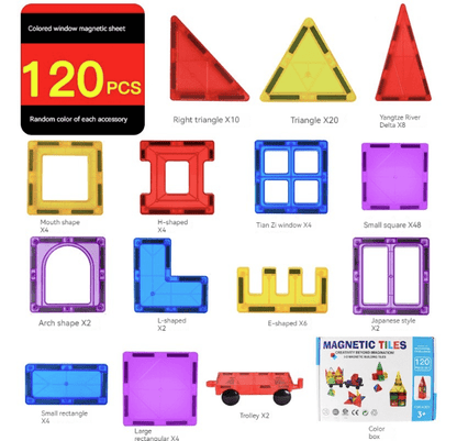 Jeu de construction magnétique - Les Mini Apprentis