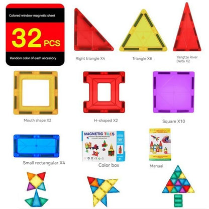 Jeu de construction magnétique - Les Mini Apprentis