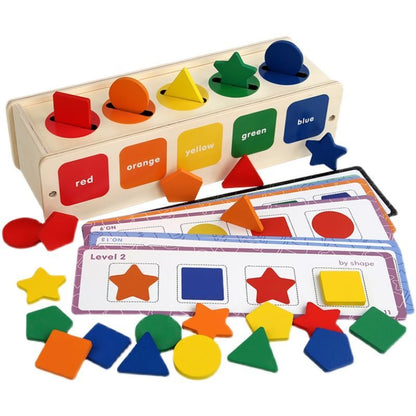 Jouet en bois Montessori - Formes géométriques - Les Mini Apprentis