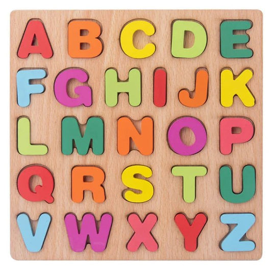 Puzzle en Bois - MontessoriToys™ - Alphabet - Les Mini Apprentis